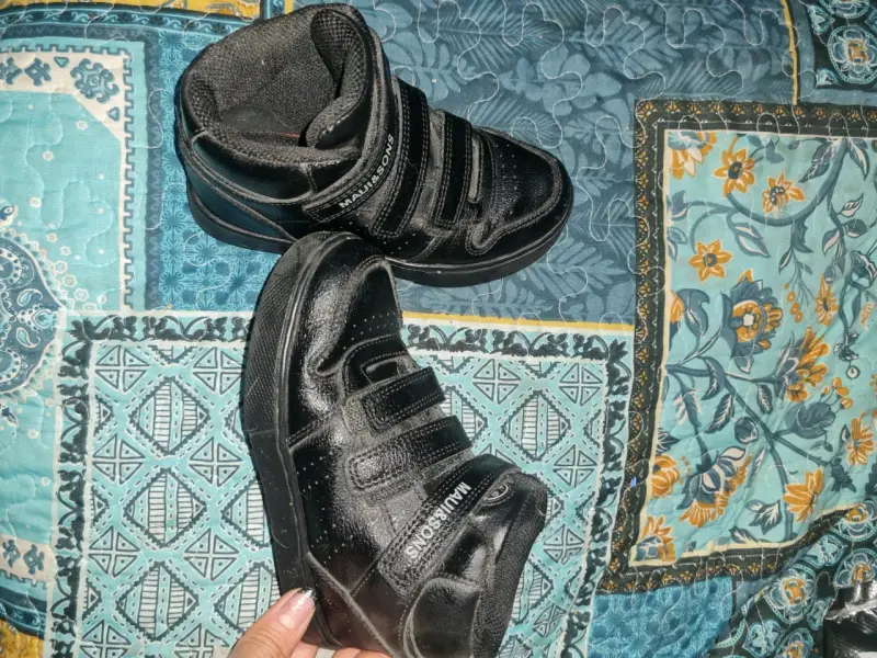 Botas de montaña para niños azul y negro - 5