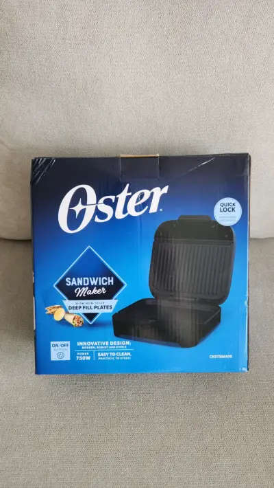 Sandwichera viral eléctrica Oster nueva - miniatura 2