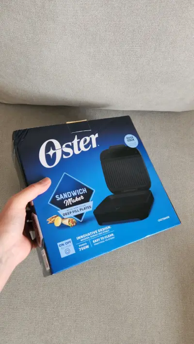 Sandwichera viral eléctrica Oster nueva - miniatura 6