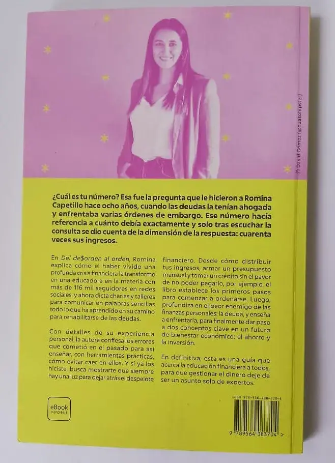 Libro 'Del Desorden al Orden' de Romina Capetillo - 2