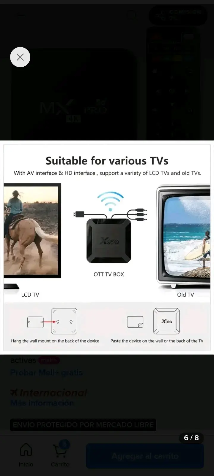 TV Box MXQ Pro 5G 4K con Control Remoto - 5