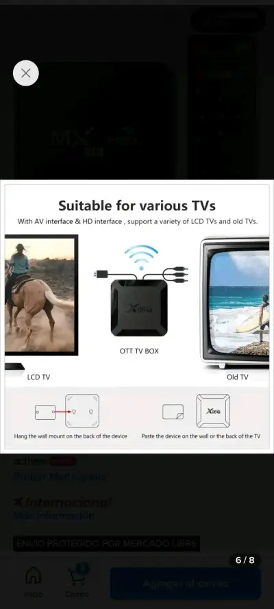TV Box MXQ Pro 5G 4K con Control Remoto - miniatura 5