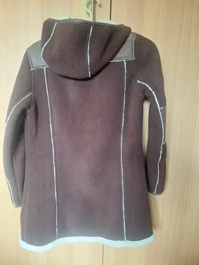Abrigo de lana marrón con capucha Gnomo - miniatura 2