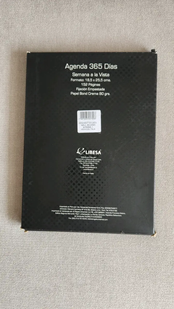 Agenda Ascott año 2014 sin uso - 2