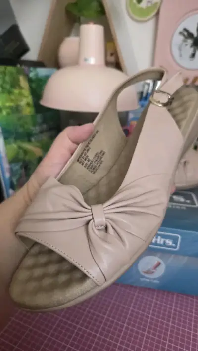 Sandalias beige cómodas 16 Hrs mujer, talla 40. - miniatura 3