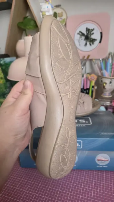 Sandalias beige cómodas 16 Hrs mujer, talla 40. - miniatura 4