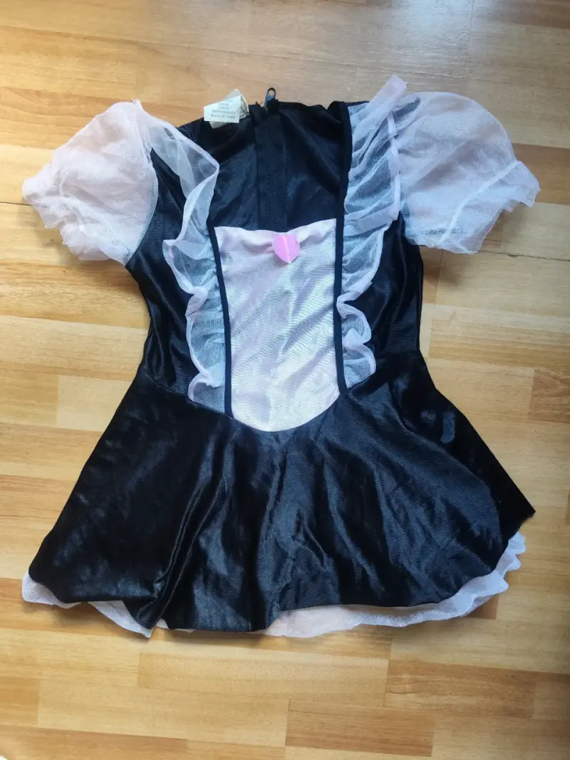 Vestido de disfraz con volantes corazón Talla S/XS - 2