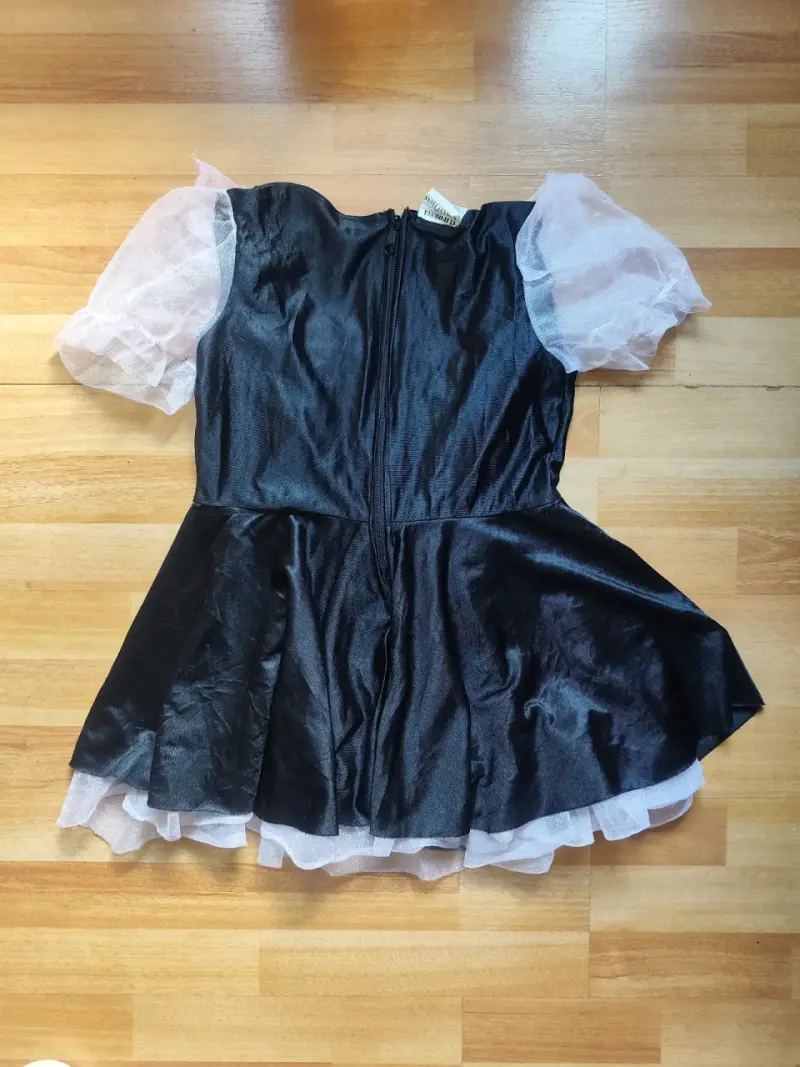 Vestido de disfraz con volantes corazón Talla S/XS - 3