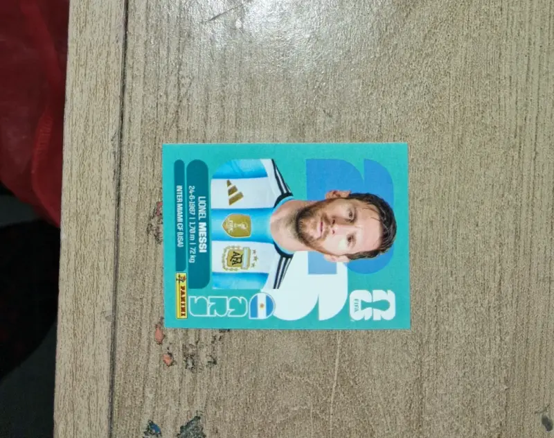 Lámina Mundial 2026 Lionel Messi