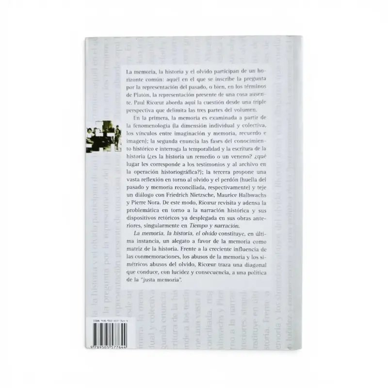 Libro 'La memoria, la historia, el olvido' de Paul Ricoeur - 2