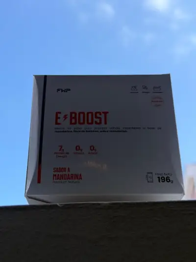Suplemento Energético E-Boost Sabor Mandarina - miniatura 3
