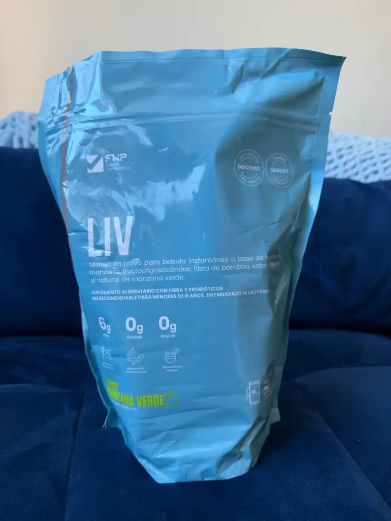 Mezcla en Polvo LIV Manzana Verde 250g - 1