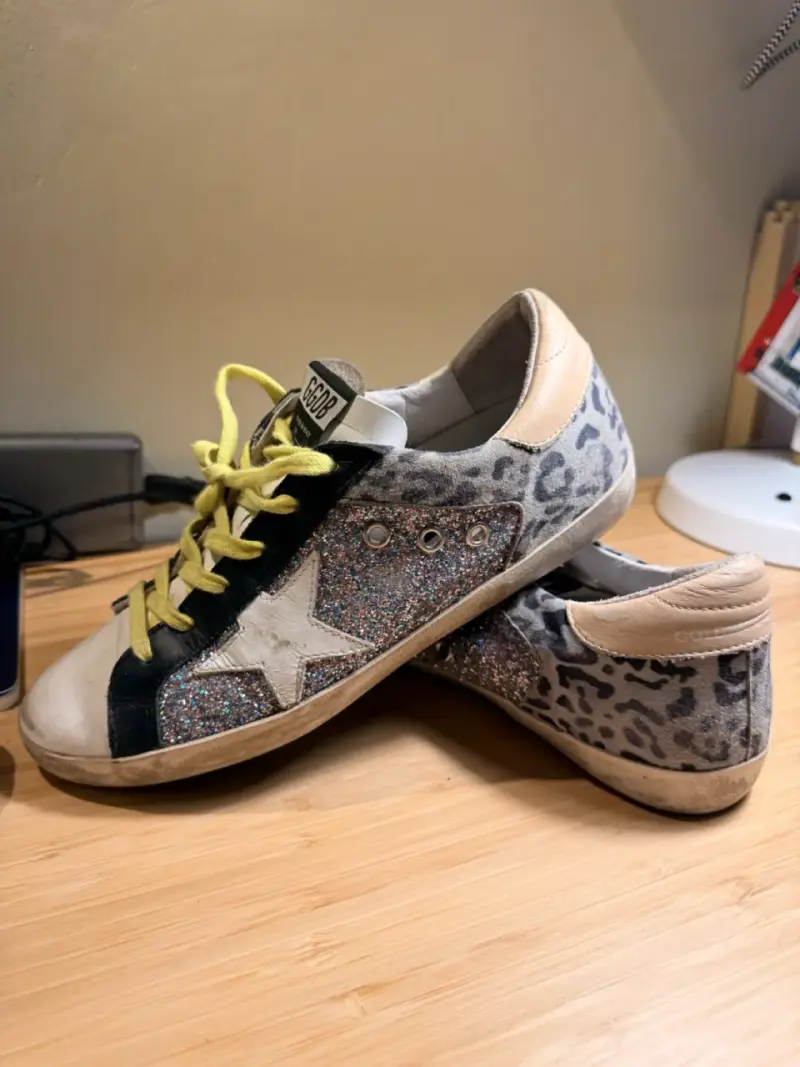Zapatillas Golden Goose con diseño animal print y - 1