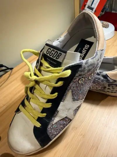 Zapatillas Golden Goose con diseño animal print y - miniatura 2