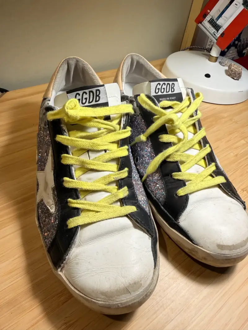 Zapatillas Golden Goose con diseño animal print y - 3