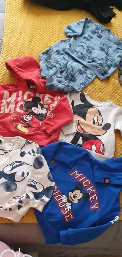 Conjunto de polerones Disney Mickey y Minnie para niños - miniatura 1