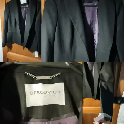 Blazer negro elegante Bercovich para mujer - miniatura 2