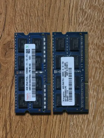 Memorias RAM 4GB x 2 DDR3 Kingston y Hynix - miniatura 1