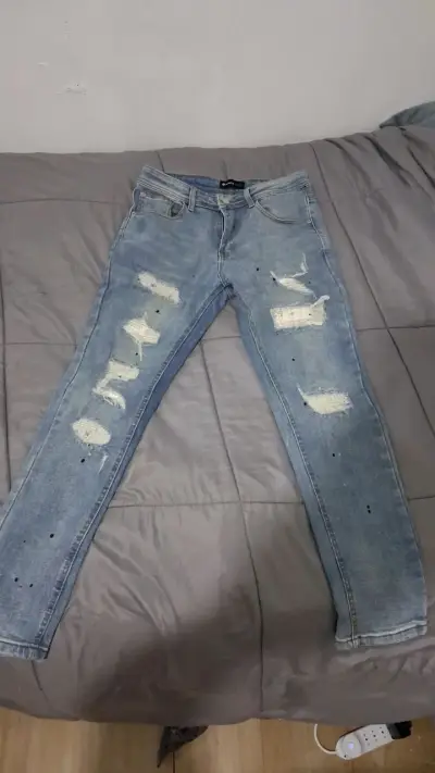 Jeans desgastados para hombre Purple Brand - miniatura 4