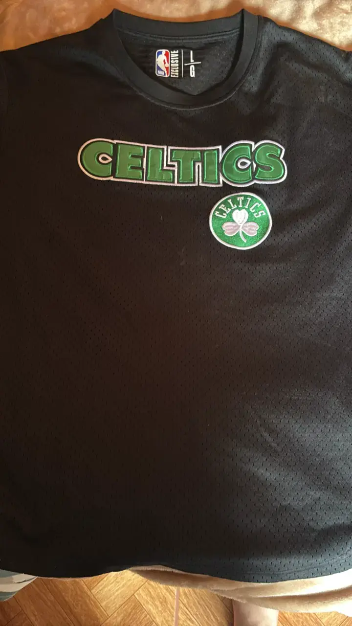 Polera NBA Celtics negra talla L - 1
