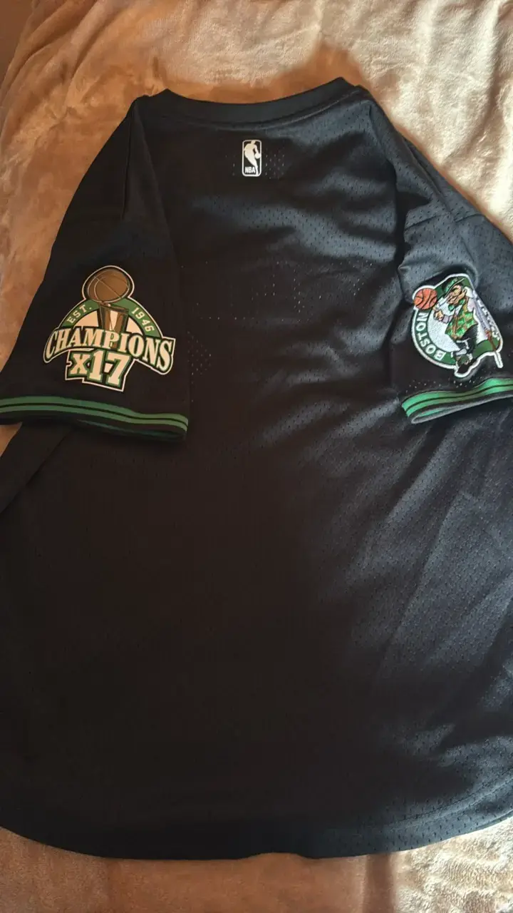 Polera NBA Celtics negra talla L - 4