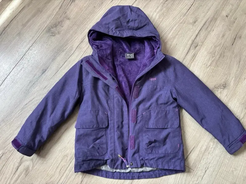 Chaqueta de invierno morada para niña Lippi