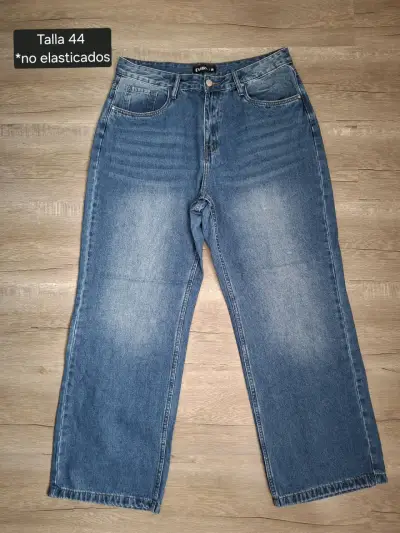 Jeans rectos talla 44 sin elasticidad - miniatura 1