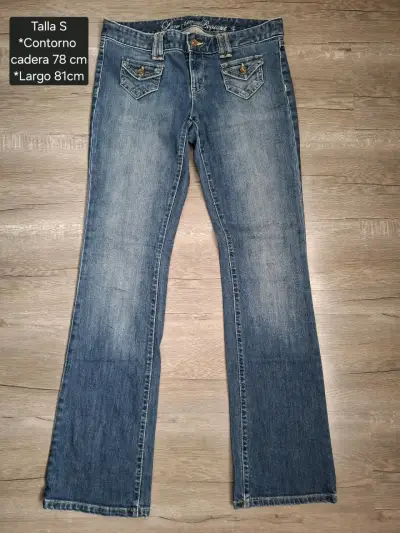 Jeans azul para mujer talla S - miniatura 1