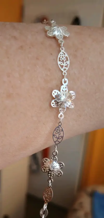 Pulseras de plata diseño elegante - miniatura 2