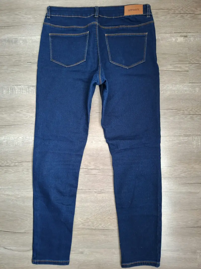 Jeans azul oscuro talla 42 para mujer - 2