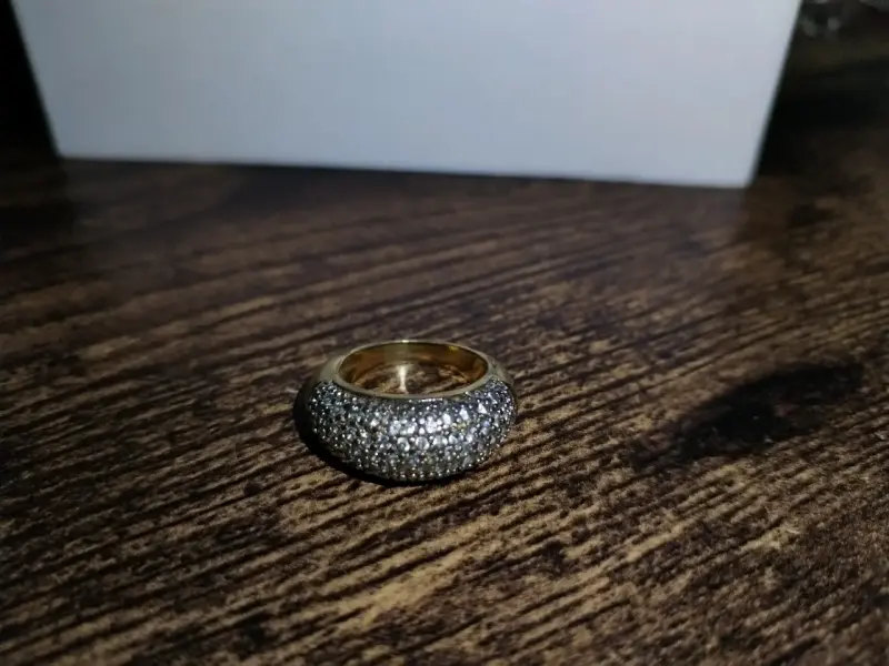 Anillos. con incrustaciones de piedras brillante - 3