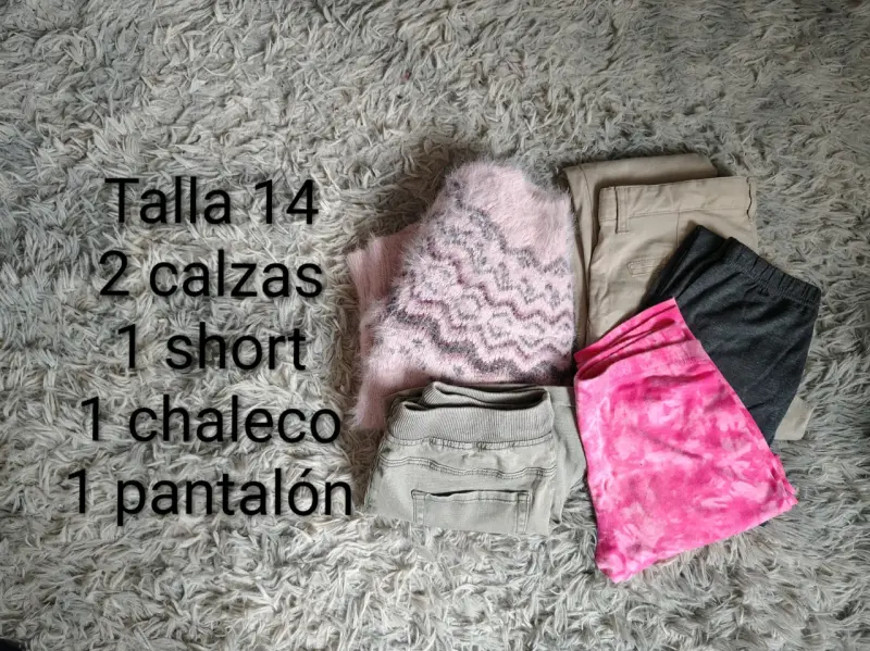 Lote de ropa talla 14 para niña - 1