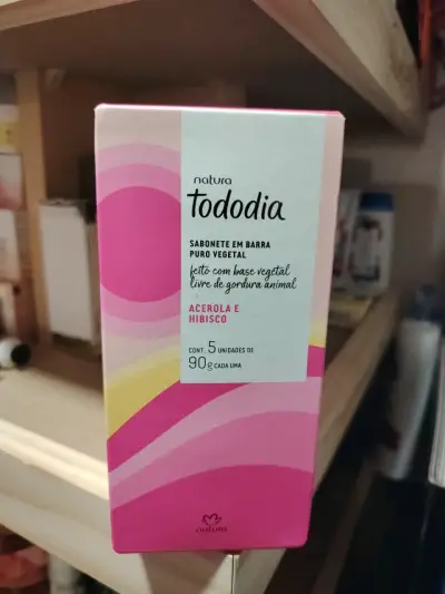 Jabón en Barra Natura Tododia Acerola e Hibisco - miniatura 1