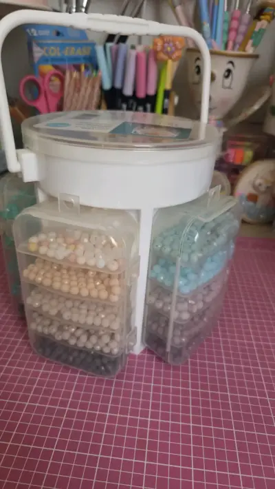 Agatas y cristales con cajita organizadora - miniatura 4