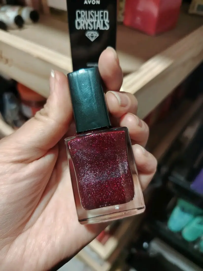 Esmalte de Uñas Avon Crushed Crystals Rojo - 3