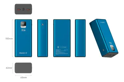 Batería Externa Power Bank 30000 Mah 22.5w Pd - miniatura 2