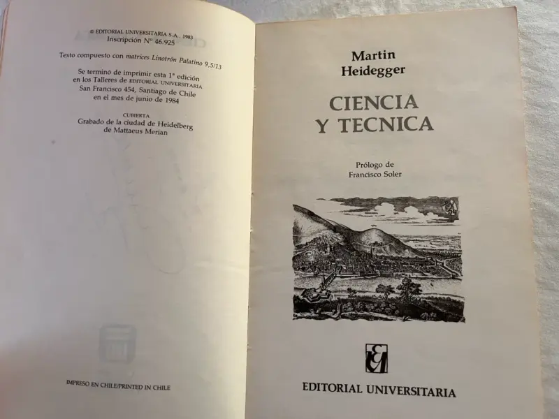 Libro Ciencia Y Técnica (1era Edición) de Heidegg - 5