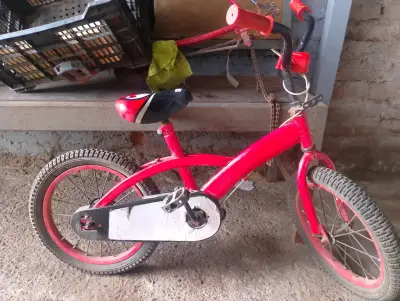 Bicicleta infantil Oxford Spine negra y roja - miniatura 2