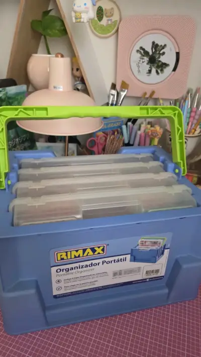 Cuentas de vidrio esmaltado y pintado con caja. - miniatura 6