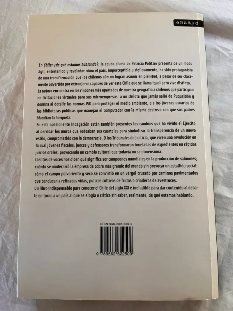 Chile: ¿de qué estamos hablando?, P. Politzer - 2