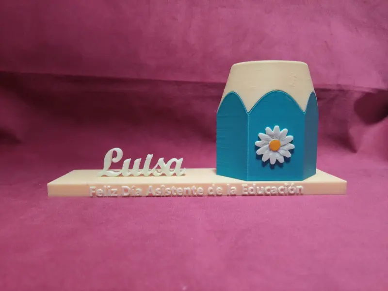 Portalápices personalizado impresión 3d - 2