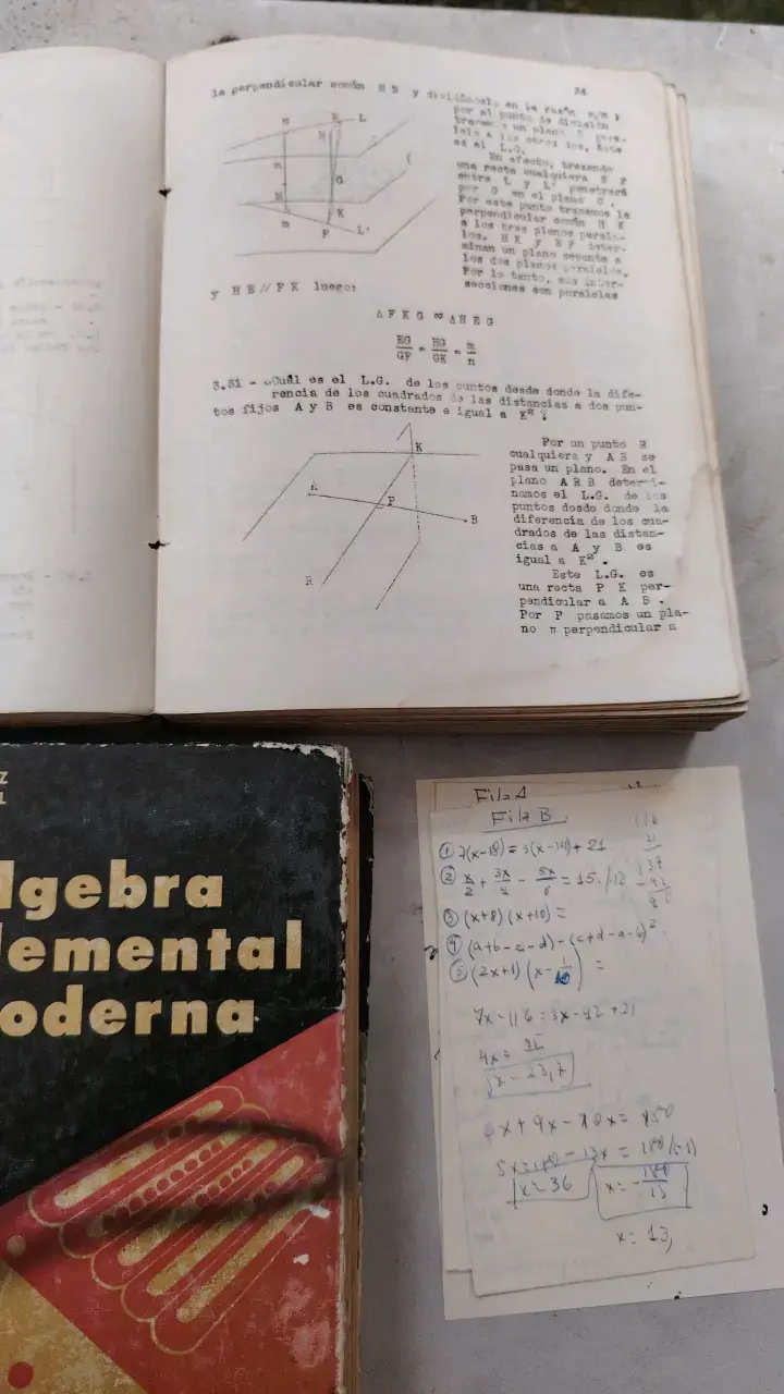 Libros de Matemáticas y Geometría Antigua - 2