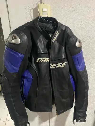 Chaqueta de cuero para moto Dainese - miniatura 1
