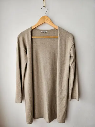 Cardigan Beige Jacinta Tienda Talla S/M - miniatura 1