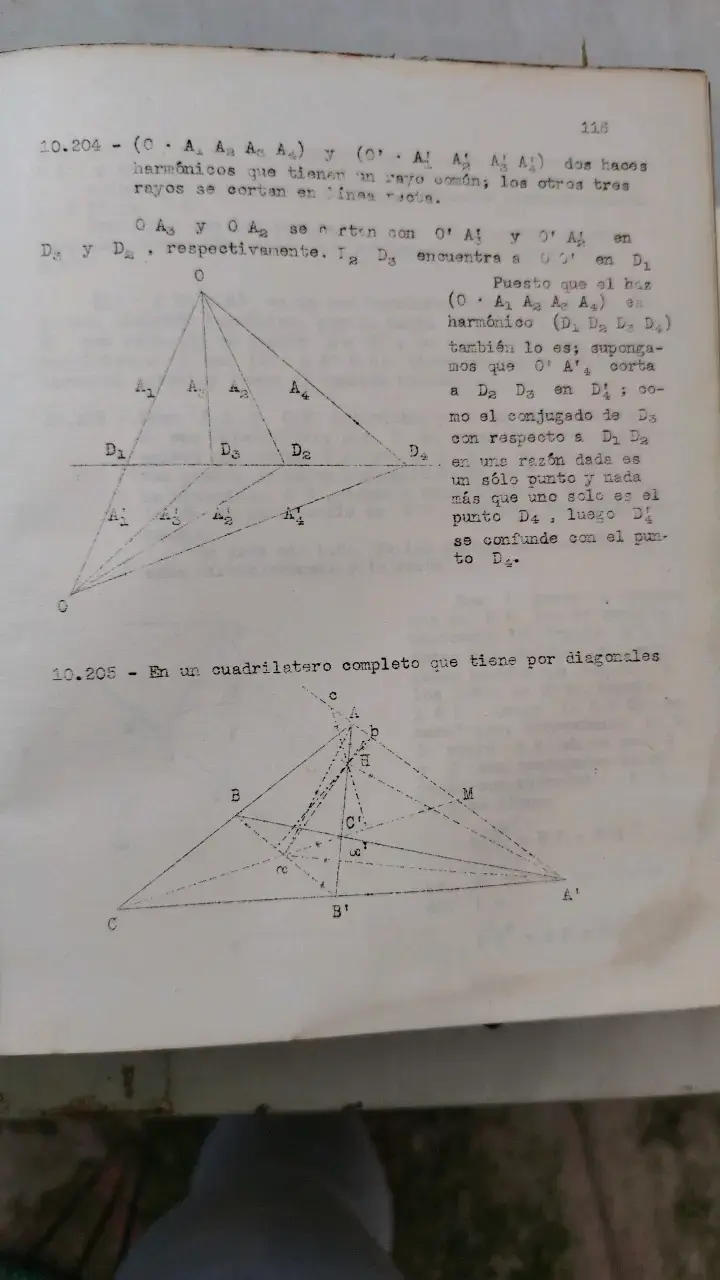 Libro Ejercicios de Geometría Moderna 1952 - 2