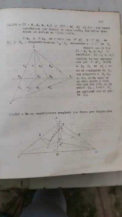 Libro Ejercicios de Geometría Moderna 1952 - miniatura 2