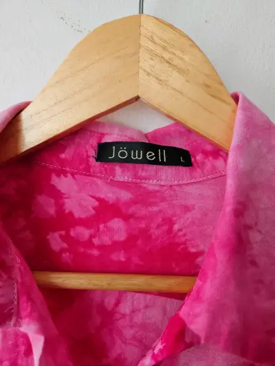 Blusa Tie-Dye Rosa Marca Jowell Talla L - miniatura 2