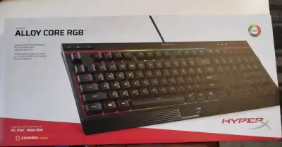 Teclado Gamer HyperX Alloy Core RGB - miniatura 1