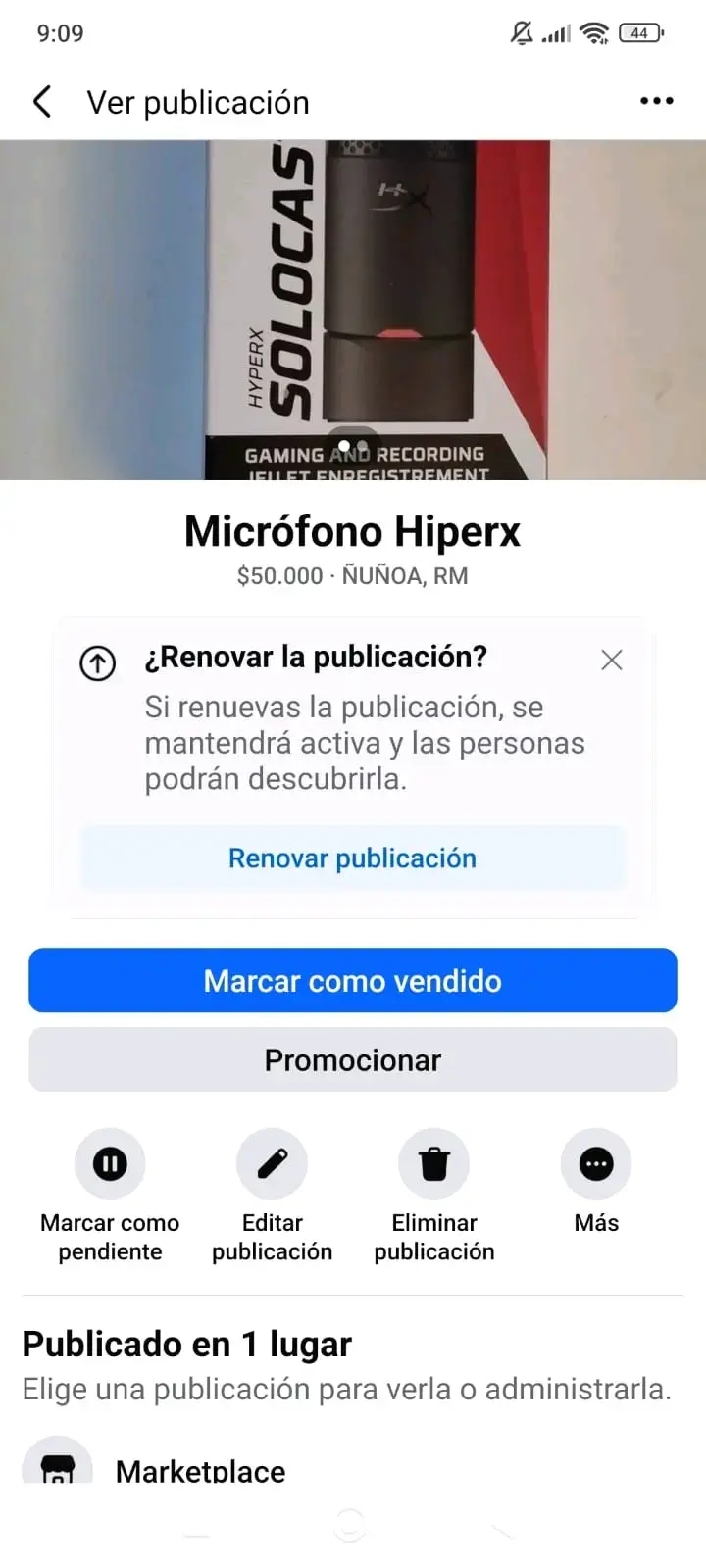 Micrófono HyperX Solocast 2 para Gaming yGrabación - 2