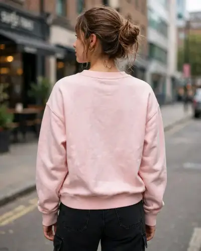 Polerón rosa Adidas para mujer - miniatura 2